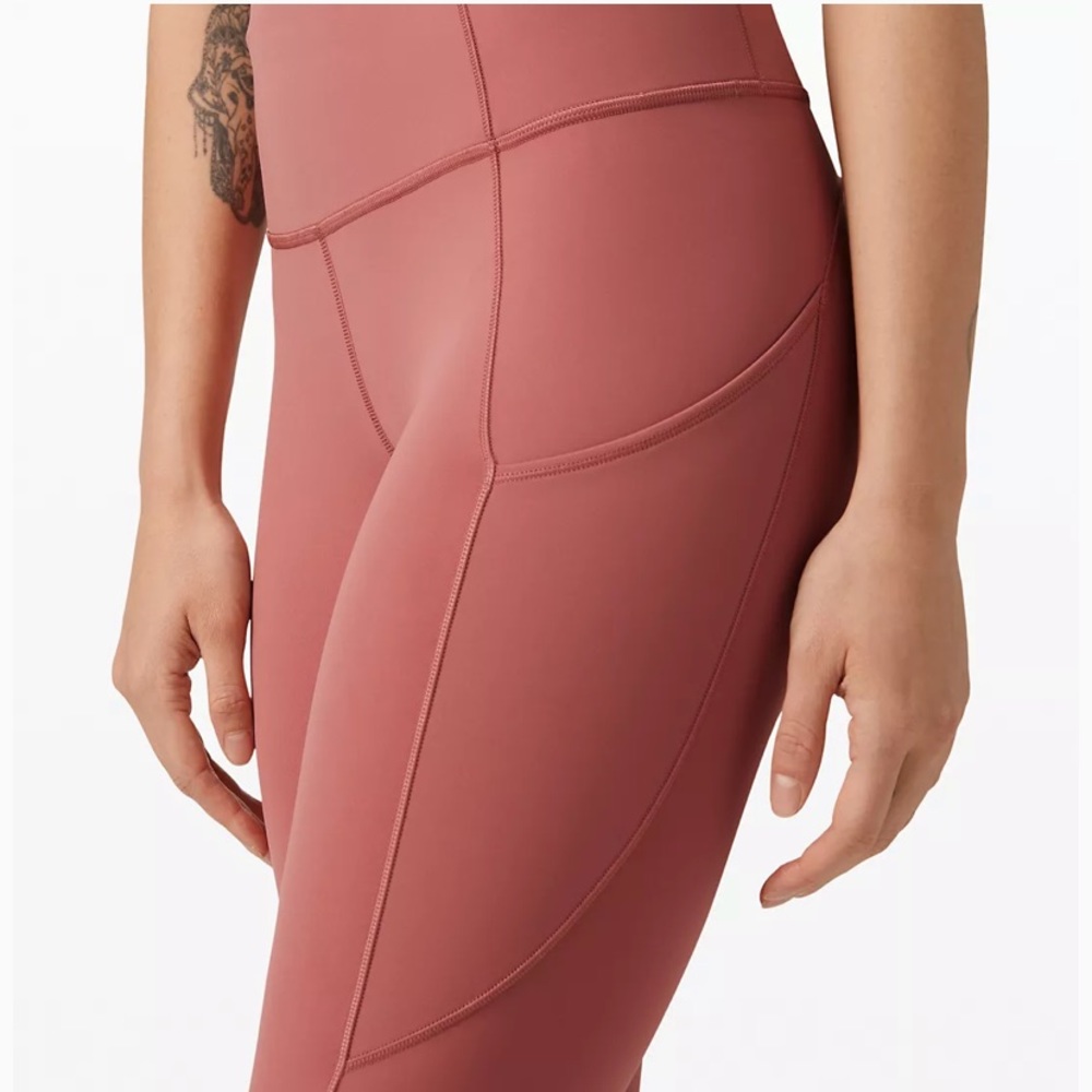 Lululemon Fast and Free Tight 28” * Cherry - Picture 5 of 6